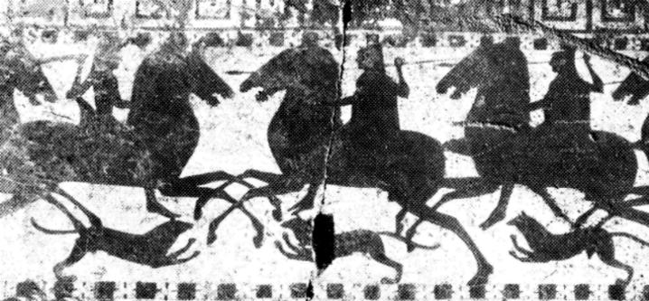 Abb. 15: Ausschnitt einer Reiterdarstellung auf einem Sarkophag aus Smyrna