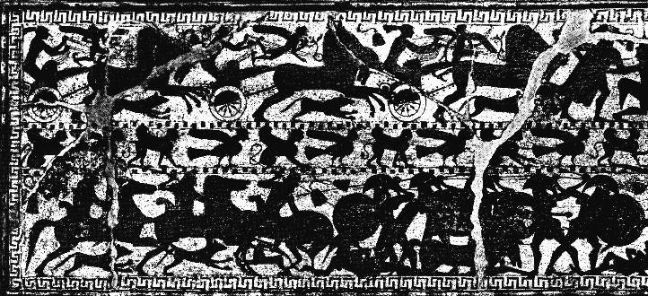 Abb. 16: Linke Hälfte des Bilderfrieses aus Klazomenai