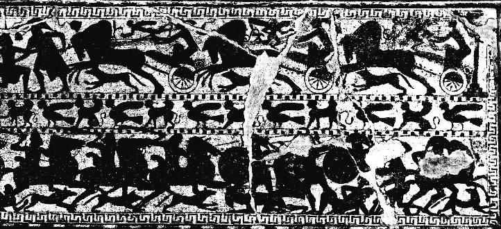 Abb. 17: Rechte Hälfte des Bilderfrieses aus Klazomenai